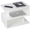 RICOO Tavolino da salotto 59 x 45 x 39 cm WM092-WM Tavolo da caffè Bianco
