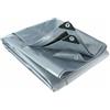 WERKA PRO Telo Multifunzionale Grigio e Nero 200 g/m2 6 x 12 m