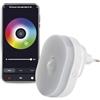 EMOS GoSmart - Rilevatore di movimento a infrarossi 2 in 1 con app, sensore di movimento WiFi per automazione domestica e luce colorata, angolo di rilevamento 120°, distanza di rilevamento 5 m, IP20