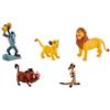 Bullyland Set Re Leone con 5 personaggi, Rafiki, Simba, Piccolo Simba, Pumbaa e Timon. Originali dal Film, senza PVC, Gioco Immaginativo, Collezionabile, Dipinta a Mano, anche per Cake Design