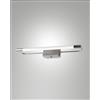 Fabas RAPALLO APPLIQUE CROMO L.40CM IN METALLO E METACRILATO A LED 3000K - 10W - 1150 lm