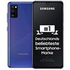 Samsung Galaxy A41 Android Smartphone ohne Vertrag, 3 Kameras, 6,1 Zoll Super AMOLED Display, 64 GB/4 GB RAM, Dual SIM, Handy in blau,