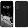 kwmobile Cover per Samsung Galaxy S22 Plus Custodia - Back Case per Smartphone in Silicone TPU - Protezione Gommata - nero matt