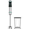 Cecotec Frullatore a Immersione Power Titanblack 1200 Xl, 1200 W, Tecnologia Crossblades con Lame A 4 Lame, Piede XL, Cappa Antispruzzo, Selettore di Velocità, Include Bicchiere da 800 ml