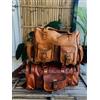 Fatto a mano Borsa a tracolla borsa a mano borsa a tracolla 4 tasche shopping 13" regalo c...