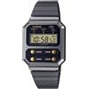 Casio Orologio Donna Casio in Acciaio Vintage Multifunzione A100WEGG-1A2EF Grigio