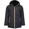 Geographical Norway Cassim Men - Giacca Uomo Imbottita Calda Autunno-Invernale - Cappotto Caldo - Giacche Antivento A Maniche Lunghe e Tasche - Abito Ideale Per Uomini (Blu Marino S)