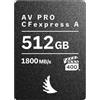 Angelbird 512GB AV PRO CFexpress 4.0 Type A Memory Card