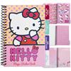 Hello Kitty Sticker Book per Ragazza Adolescenti con 28 Fogli, 400+ Adesivi Scrapbooking, Set Creativo, Anime Regali per Lei