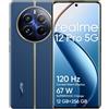 REALME 12 PRO 5G DUAL SIM 6.7" FHD+ 256GB RAM 12GB BLU GARANZIA ITALIA NO BRAND