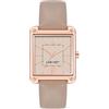 Nine West - Orologio da polso da donna, Tortora/Oro Rosa