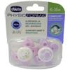 CHICCO (ARTSANA SpA) Chicco Succhietto Comfort Girl Silicone 6-16 m 2 Pezzi