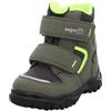 superfit Husky1, Stivali da neve Bambini e ragazzi, Verde Giallo 7000, 21 EU