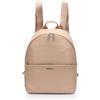 Mandarina Duck Mellow Leather Backpack Warm Taupe