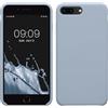 kwmobile Cover per Apple iPhone 7 Plus/iPhone 8 Plus Custodia - Back Case per Smartphone in Silicone TPU - Protezione Gommata - blu chiaro matt