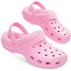 CityComfort Zoccoli Donna, Ciabatte Invernali con Fodera Pile - Regalo Donna (Rosa, 38 EU)