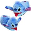 Disney Pantofole Bambina Invernali - Ciabatte Stitch Baby Yoda 28-33 - Pantofole Peluche Antiscivolo Gadget Regalo (Stitch, 32-33 EU)