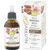NUTRIVOIL - Puro Olio di Mandorle Dolci Biologico senza profumo, idratante ed elasticizzante 50 ml flacone di vetro con contagocce. Ideale per contrastare le smagliature