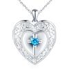 MICMIF Argento 925 Foto Medaglione Cuore con Croce Zirconia Collana Donna Ciondolo Portafoto Personalizzata, Collana Locket Vinatge Apribile per 2 Foto, Catena 45+5cm per Donne Ragazze Mamma