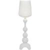 Kartell Lampada da Terra Kabuki, Esterno 26 W, Bianco, 50ⵁx166 cm, Outdoor