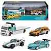Hot Wheels Premium BRE Datsun - Set di 4 veicoli da collezione in scala 1:64