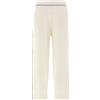 DEHA - Pantalone Lounge Knitted Jogger Pants in Poliammide, Bianco (S)