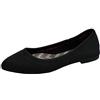 Skechers Ballerine Cleo Bewitch Donna, Nero, 35 EU