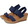 Skechers Beverlee Pura Fortuna, Scarpe da ginnastica Donna, Maglia A Maglia Ingegnerizzata Blu Navy, 40 EU