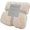 HUIEYE Coperta in Pile, Coperta in Velluto Taffetà,Morbida e Calda Coperta Neonato,In Velluto Corallo, per Quattro Stagioni e Coperte da Letto, per Culla e Letto e Divano,70x100cm(Avorio)