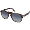 Persol PO0649 1158/Q8 | Occhiali da Sole Graduati o Non Graduati | Prova Online | Plastica | Quadrati | Marrone, Havana | Adrialenti