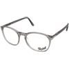 Persol PO3007V 309 | Occhiali da Vista Graduati | Prova Online | Unisex | Plastica | Panthos | Grigio, Trasparente | Adrialenti