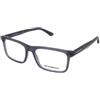 Emporio Armani EA3227 6054 | Occhiali da Vista Graduati | Prova Online | Unisex | Plastica | Rettangolari | Blu, Trasparente | Adrialenti