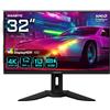 GIGABYTE M32U 31.5 Monitor da Gioco 4K UHD - 3840 x 2160, 144Hz, 1ms, 350 cd/m², FreeSync Premium Pro, Display HDR400, HDMI 2.1, Displayport 1.4