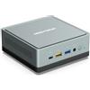 MINISFORUM Mini PC, 16GB DDR4 /512GB SSD AMD Ryzen 5 3550H Processore Mini computer desktop,HDMI/DP/USB-C,Radeon Vega 8 Graphics,USB 3.1