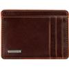 VISCONTI Alps Collection ALP91 - Porta carte di credito in pelle Monaco con blocco RFID, Marrone, Taglia unica, Moderno