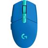 Logitech G G305 mouse Gaming Mano destra RF senza fili + Bluetooth Ottico 12000 DPI