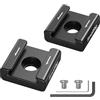 SMALLRIG Adattatore di Montaggio per Cold Shoe Anti-Torsione (2 pezzi), con Viti da 1/4-20, per Microfono Monitor Luce LED Flash, con Perni Anti-Torsione, Compatibile con Gabbia SMALLRIG - 5032