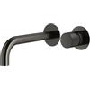 Mariner Logica Shine rubinetto lavabo a parete proiezione: 250 mm, incluso corpo incasso smart, LOS1111-GM+INT0055-00+BOT0258-GM, Logica Shine antracite spazzolato [Rubinetteria Bagno > Rubinetteria Lavabo]