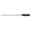 3 Claveles Uniblock Coltello Alveolato Prosciutto, Metallo, Negro, 30 cm - 12