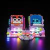 BrickBling Pixar - Set di luci a LED per Lego Inside Out 2 Mood Cubes 43248 (No Lego), set di illuminazione decorativa per Lego Disney, tutto in piedi, 2 cubi d'umore
