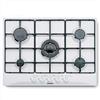 Glem Gas - Piano Cottura A Gas Gt755wh 5 Fuochi 68,5cm-bianco