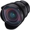 Samyang MF 14 mm T3,1 VDSLR MK2 Sony E - Obiettivo grandangolare T3,1 per Sony E Mount, 14 mm, corona dentata Follow Focus, formato completo e risoluzione APS-C 8K, nero