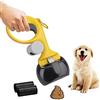 TANGN Paletta per Escrementi per Cane, Cani Pooper Scooper Portatile Scoop di Poop con 40 Sacchetti per Rifiuti Paletta raccogli feci per Cani, Molla ad Alta Elasticità Scooper per Cani Gatti