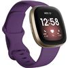 FunBand Cinturino Compatibile per Fitbit Versa 4 / Versa 3 / Fitbit Sense, Cinturino Sostitutivo in Silicone Sportivo Morbido Cinturino Cinturino per Fitbit Versa 4 / Versa 3 / Fitbit Sense