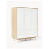 Westwing Collection Armadio Cassy, 3 ante - Bianco