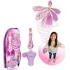 Lansay SKY DANCERS - Lovely Luna Doll - Magica Bambola Fata Volante per Bambini A partire dai 6 anni - Fata Bambola che vola nel cielo con il suo lanciatore di stringhe - Batteria gratuita - Lansay