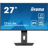 iiyama ProLite XUB2792UHSU-B6 - Monitor a LED - 27 - 3840 x 2160 4K @ 60 Hz - IPS - 350 cd/m² - 1300:1 - 4 ms - HDMI, DisplayPort, USB-C - altoparlanti - nero opaco