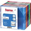HAMA Custodie CD Slim Case SINGOLE COLORATE conf. 25 pz - H51166