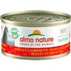 Almo Nature HFC 70 Cibo Umido per Gatti - Pollo e Gamberetti - 12x70 gr - NATURAL