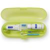 DENTAID Srl Vitis Kit Orthodontic, 30ml Collutorio + 15ml Dentifricio + Spazzolino + Cera Ortodontica + Scovolino - Igiene Orale Completa per Apparecchi